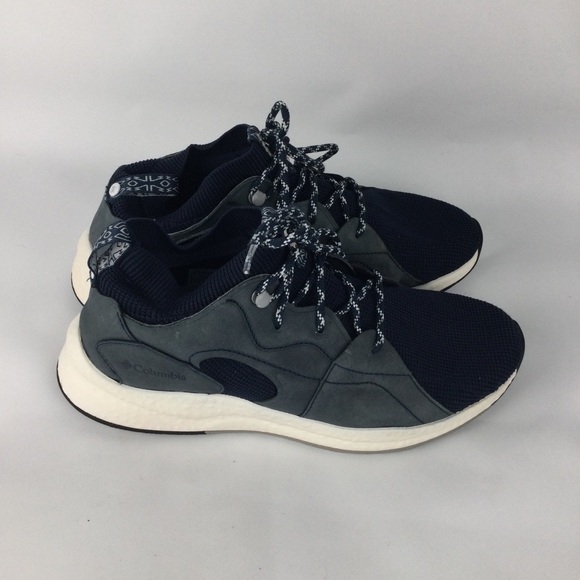 Columbia‎ Men's Sh/Ft Outdry Mid Hiking Shoes size 10.5 Navy Blue color - Picture 1 of 6